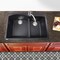 Nantucket Sinks 60/40 Double Bowl Dual-mount Granite Composite Black PR6040-BL - alternate 2